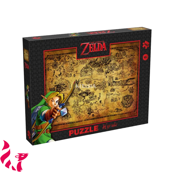 Puzzle - The Legend of Zelda : Hyrule Map (1000 pièces) - BOUTIQUE-MEiSiA