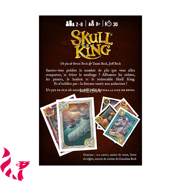 Skull King FR - dos de la boîte