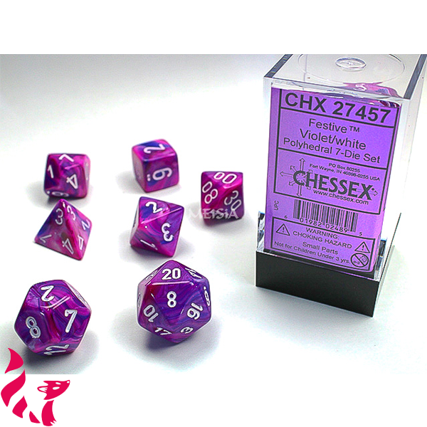 CHX27457 - 7 dés - Festive Violet 1