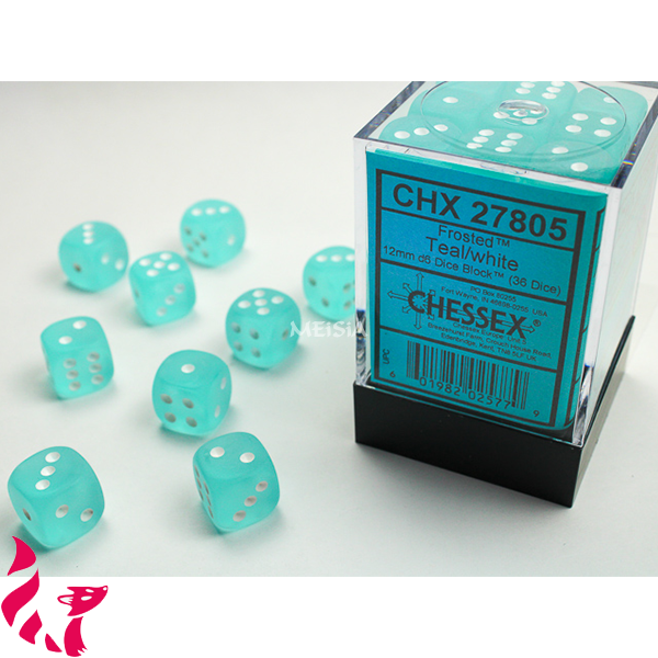 CHX27805 - 36 dés - Frosted Teal
