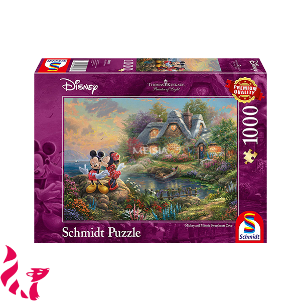 Puzzle Disney #88370 - Mickey & Minnie Sweethearts (1000 pièces)