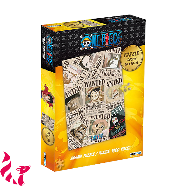 Puzzle - One Piece - Wanted (1000 Pièces)