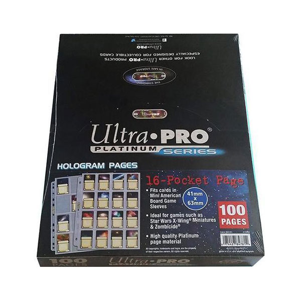 Ultra PRO - 100 feuilles de classeur : Secure Platinum 4 cases