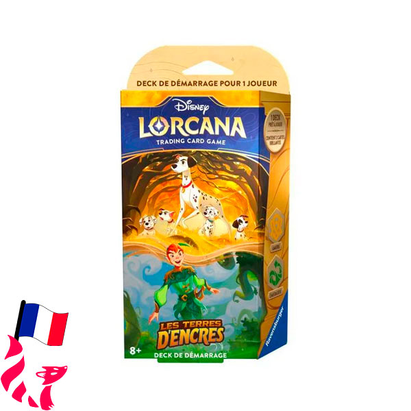 Lorcana - Les Terres d'encres - Deck de démarrage - Peter Pan / Pongo