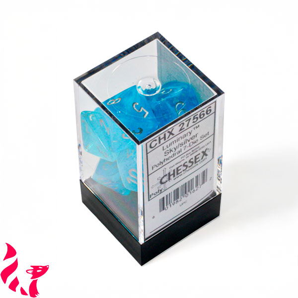 CHX27566 - 7 dés - Luminary Sky / Silver