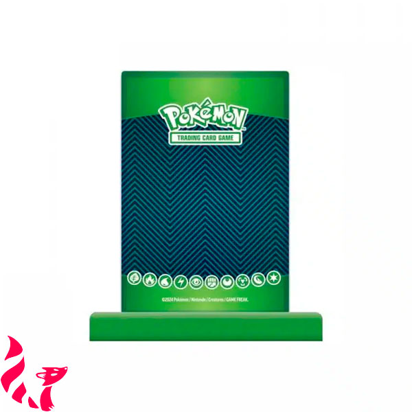 Protecteur de carte magnétique & socle de présentation - Pokémon : Vert