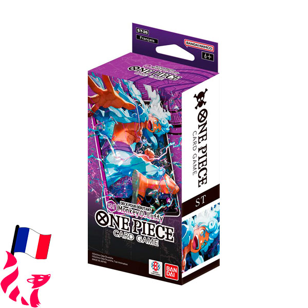 One Piece - Deck ST26 Violet/Noir - Monkey D. Luffy (français)