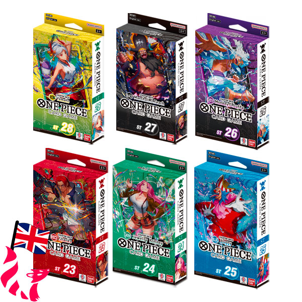 One Piece - Lot de 6 Starter Decks (ST23 à ST28) (anglais)