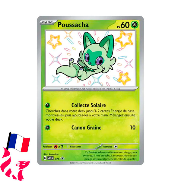 Pokémon - Carte SVP076 "Poussacha"