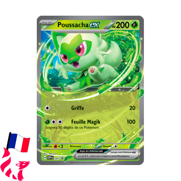 Pokémon - Carte SVP087 "Poussacha-Ex"