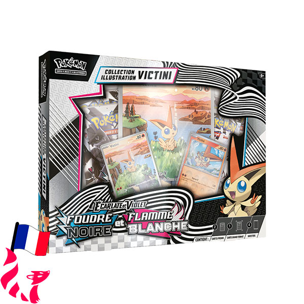 Pokémon - EV10.5 Foudre Noire & Flamme Blanche - Coffret Victini - Collection illustration