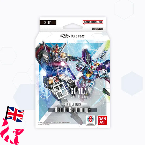 Gundam Card Game - Starter Deck ST01 Heroic Beginnings (anglais)
