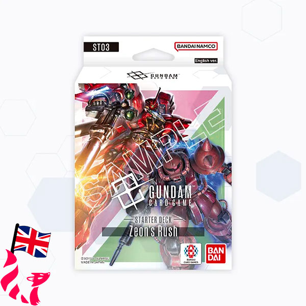 Gundam Card Game - Starter Deck ST03 Zeon's Rush (anglais)