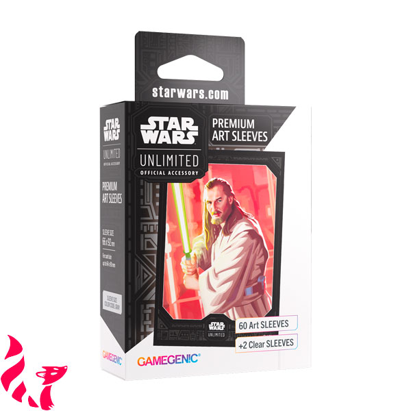 [Gamegenic] Premium Art Sleeves - Star Wars Unlimited - Qui-Gon-Jin