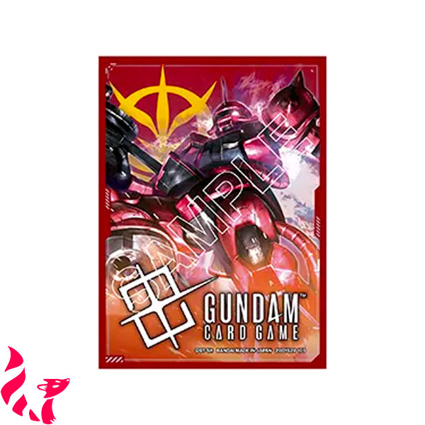 Gundam Card Game - Official Card Sleeve "Char's Zaku Ⅱ/Zeon" (70)
