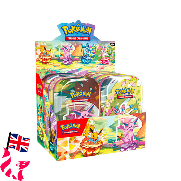 Pokémon - EV08.5 Prismatic Evolutions - Mini Tin - Lot de 8 (anglais)