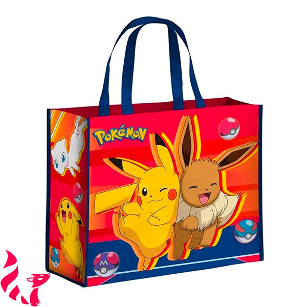 Sac de course - Pokémon : Pikachu & Évoli