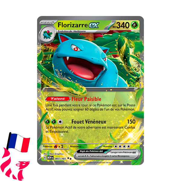 Pokémon - Carte 003/165 "Florizarre-Ex"