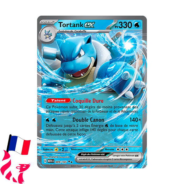 Pokémon - Carte 009/165 "Tortank-Ex"