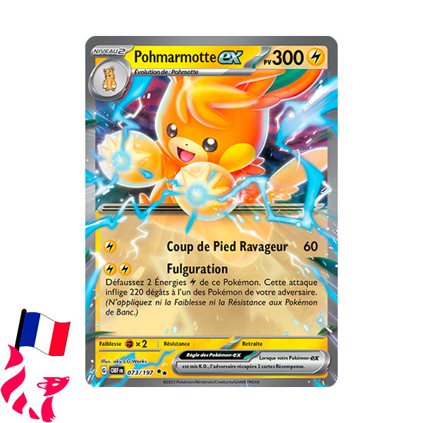 Pokémon - Carte 073/197 "Pohmarmotte-Ex"