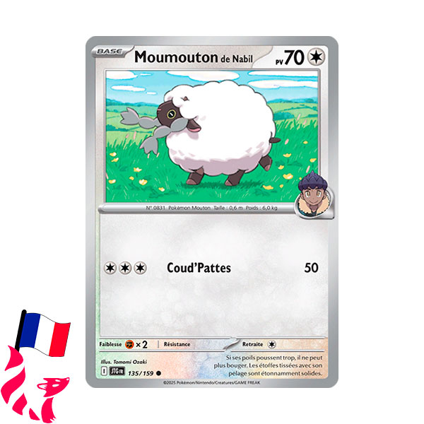 Pokémon - Carte 135/159 "Moumouton de Nabil"