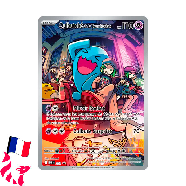 Pokémon - Carte SVP203 "Qulbutoké de la Team Rocket"