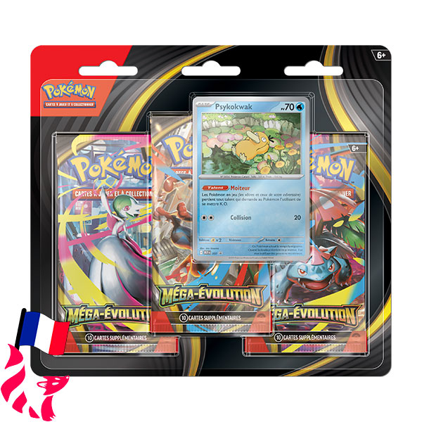 Pokémon - ME01 Méga-Évolution - Tripack Psykokwak