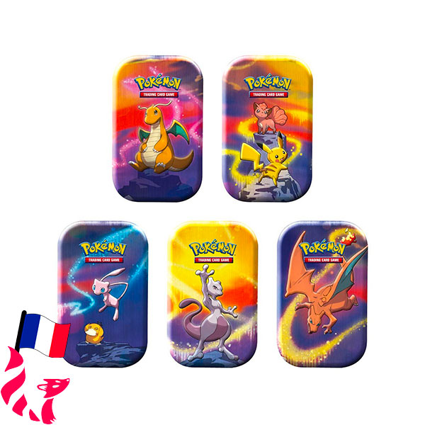 Pokémon - Mini Tin de Pouvoir de Kanto - Lot de 5 (2025)