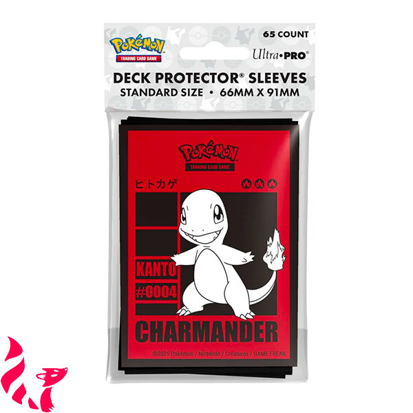 Sleeves #16591 - Pokémon "Charmander #0004 Kanto" (65)