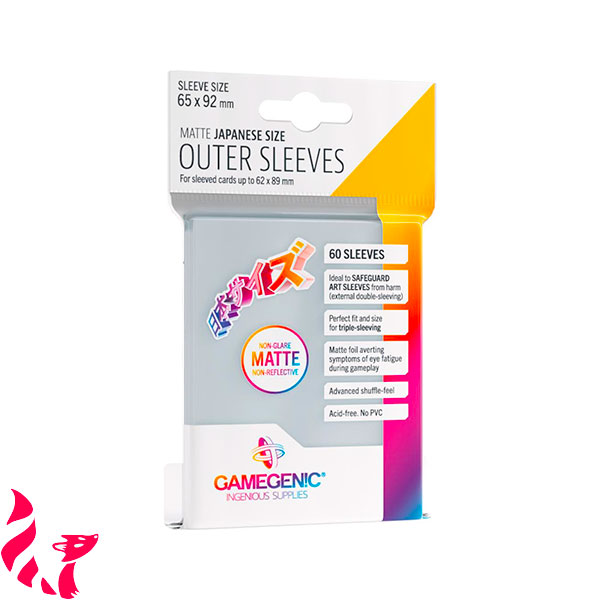 [Gamegenic] Outer Sleeves - Matte Japanese Size 65*92mm (50)