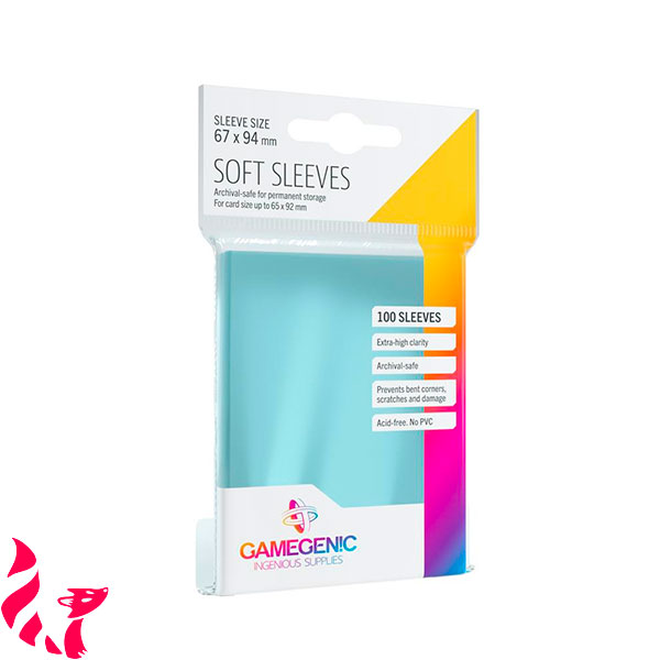 [Gamegenic] Soft Sleeves - Size 67*94mm (100)