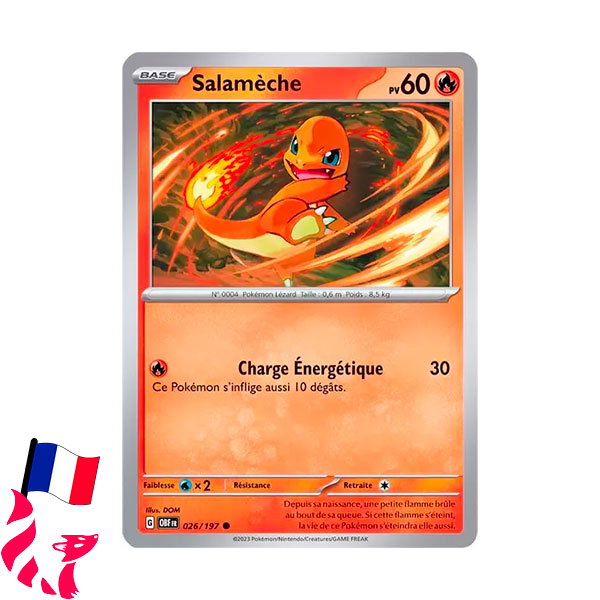Pokémon - Carte 026/197 "Salamèche"