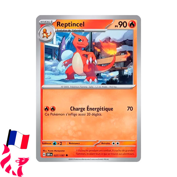Pokémon - Carte 027/197 "Reptincel"