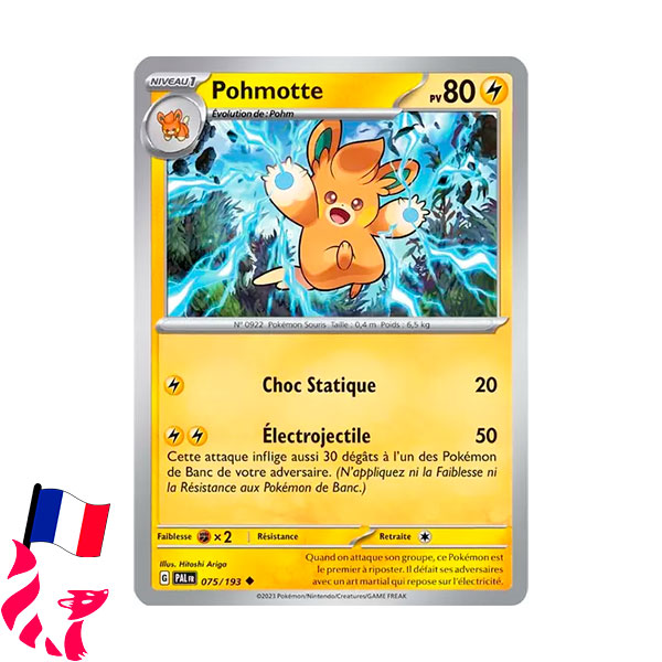 Pokémon - Carte 075/193 "Pohmotte"