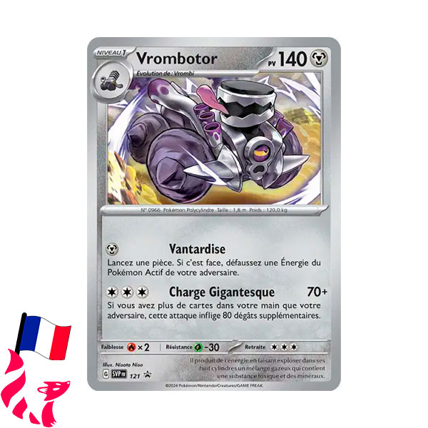 Pokémon - Carte SVP121 "Vrombotor"