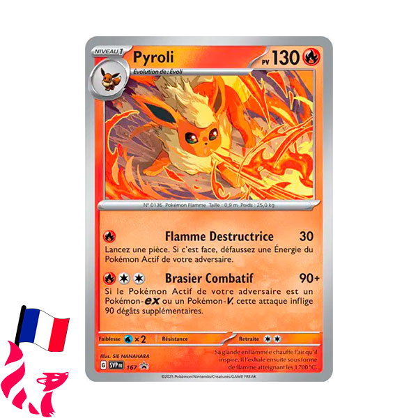 Pokémon - Carte SVP167 "Pyroli"