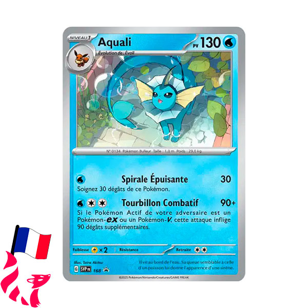 Pokémon - Carte SVP168 "Aquali"