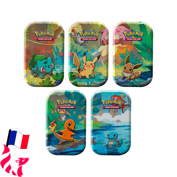 Pokémon - Mini Tin de Kanto - Lot de 5 (2025)