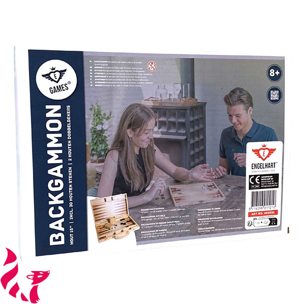 Backgammon - Mallette en bois