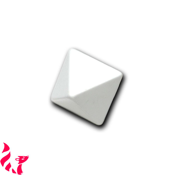 D8 vierge blanc - Dé à 8 faces