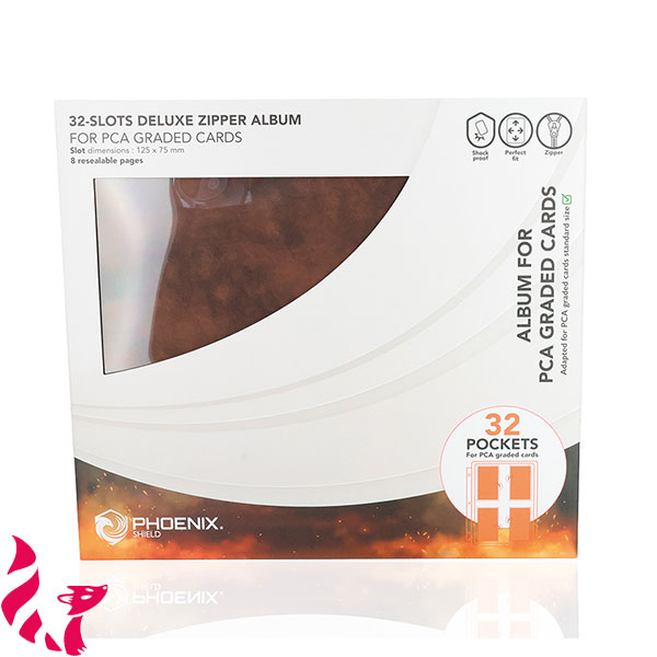 Deluxe Zipper Album - 32-Pocket - Graded Cards