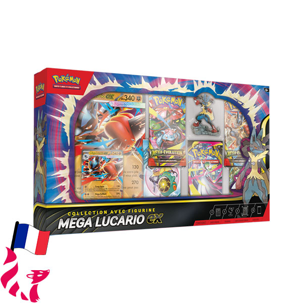 Pokémon - Coffret Collection Premium avec figurine Méga-Lucario-Ex