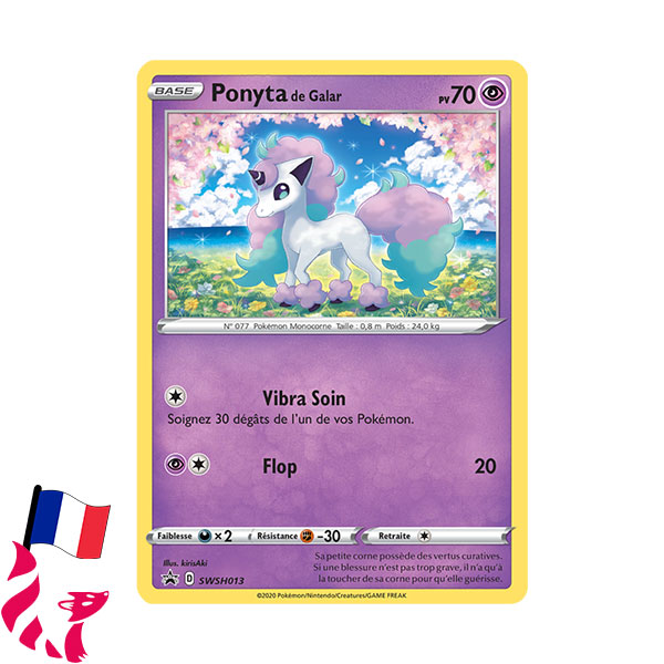 Pokémon - Carte SWSH013 "Ponyta de Galar"