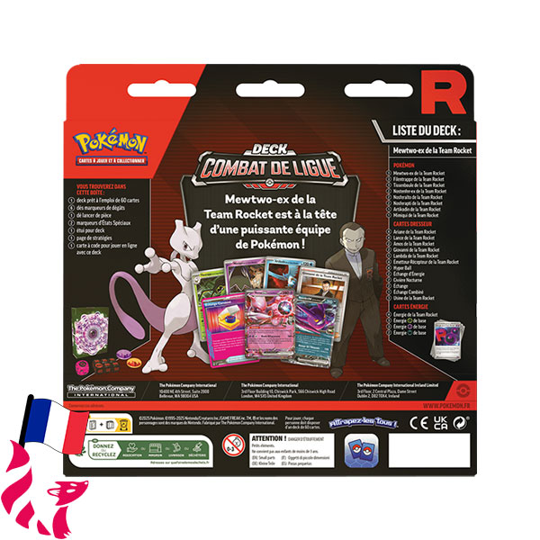 Pokémon - Deck Combat de ligue : Mewtwo-Ex de la Team Rocket