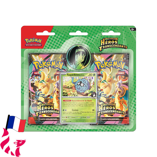 Pokémon - ME02.5 Héros Transcendants - Pack 2 boosters Saquedeneu d'Erika