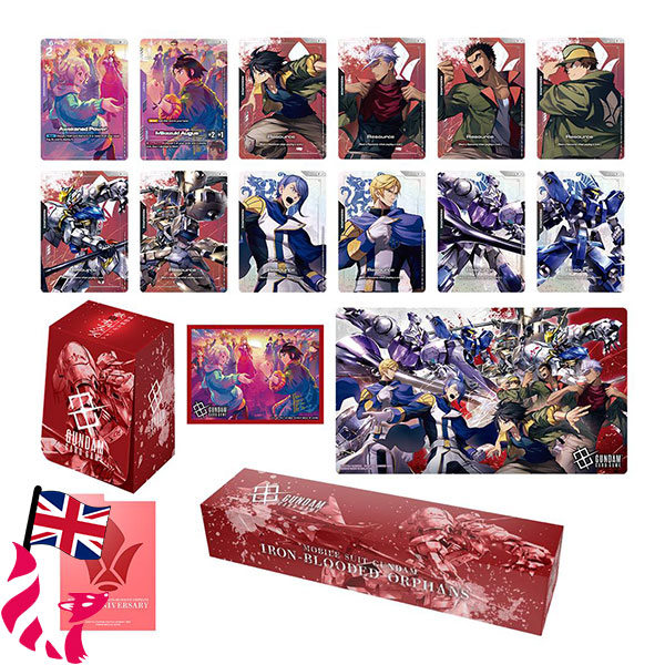 Gundam Card Game - Premium Accessory Set PB02 Mobile Suit Gundam Iron-Blooded Orphans (anglais)