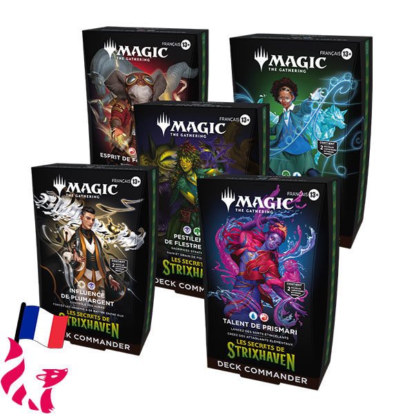 MTG Les Secrets de Strixhaven - Commander Lot de 5
