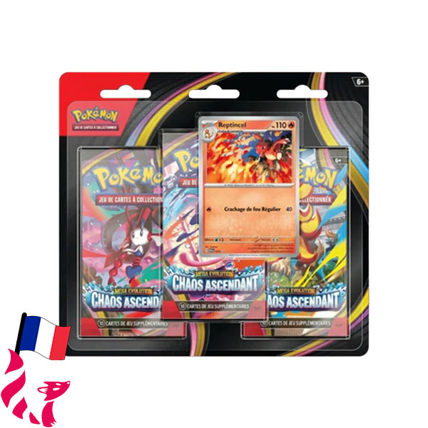 Pokémon - ME04 Chaos Ascendant - Tripack Reptincel