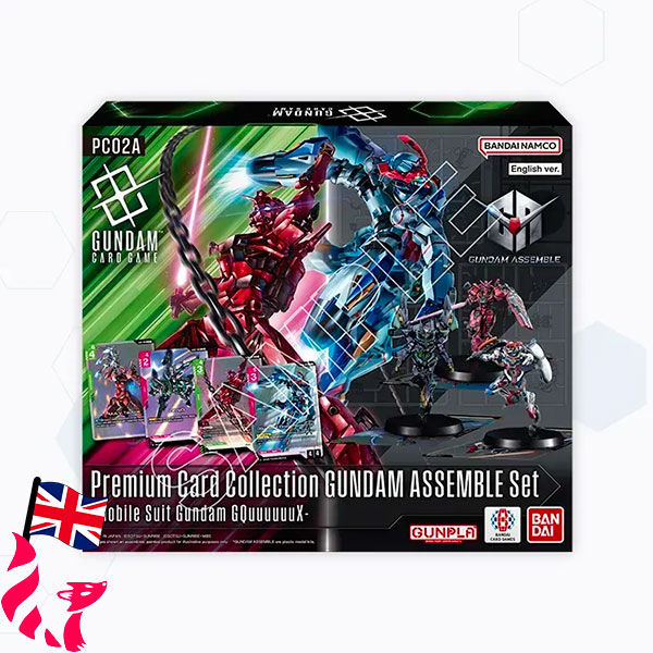 Gundam Card Game - PC02A Assemble Set - Mobile Suit Gundam GQuuuuuuX (anglais)