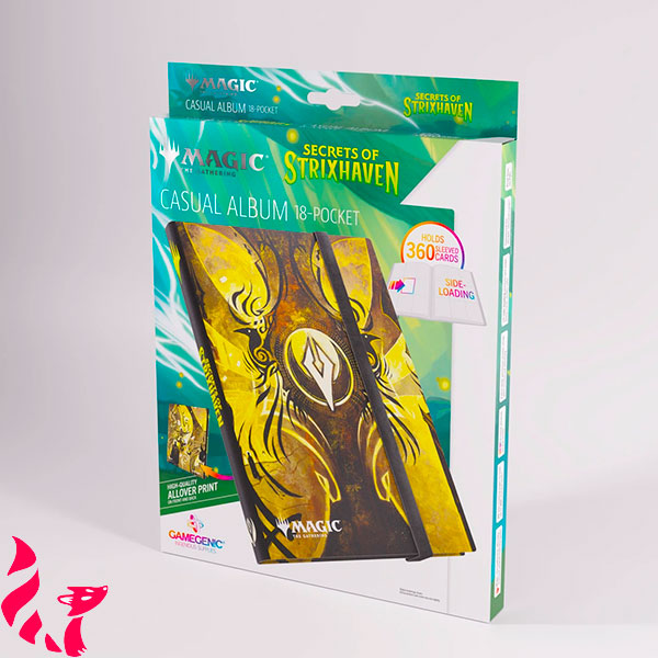 [Gamegenic] Casual Album 18-Pocket - MTG "Les Secrets de Strixhaven : Plumargent"